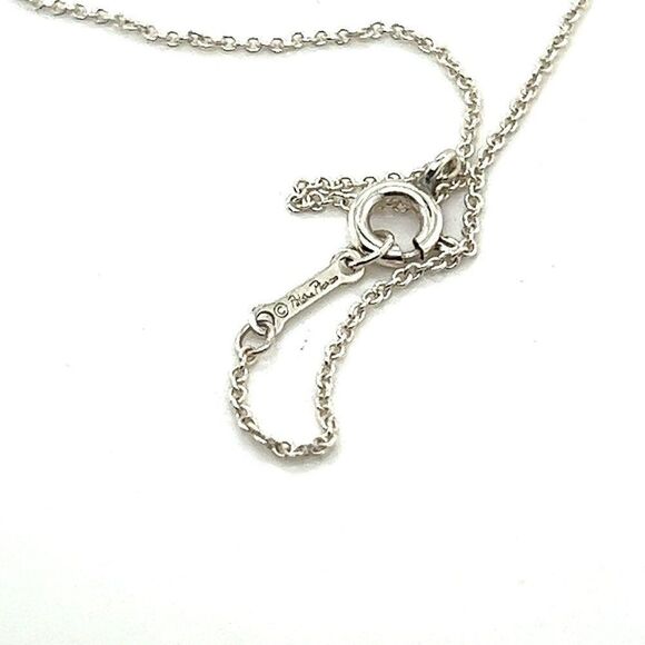 T&Co. 925 Paloma Picasso Olive Leaf Heart Pendant Necklace - Picture 6 of 7